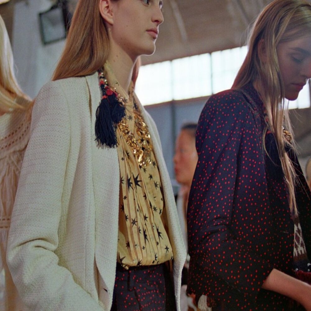 Dries Van Noten LN Runway Black Star Jacket Coat Blazer Sz 42 - Picture 3 of 9